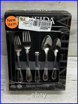 Oneida Countess 50 Pieces Steel Flatware Set Service for 8 + Serving Pieces New