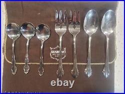 Oneida Cross Swords MANSION PARK Stainless Flatware Lot of 47