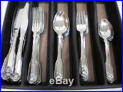 Oneida Cube CLASSIC SHELL Stainless Flatware 40 pc Service for 8 (Set #2)