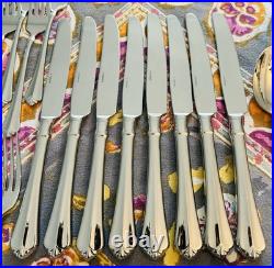 Oneida Cube Glossy 18/10 Stainless Flatware JUILLIARD 43 Piece Serve 8 Indonesia