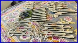 Oneida Cube Glossy 18/10 Stainless Flatware JUILLIARD 43 Piece Serve 8 Indonesia