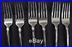 Oneida Cube Stainless American Colonial Flatware Set in Naken Chest 69 Pieces