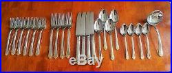 Oneida Cube Stainless Flatware GOLDEN DAMASK ROSE 23 Piece Service for 4