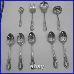 Oneida Cube Stainless TOUJOURS Flatware Serving Set 9 Piece Holiday Thanksgiving