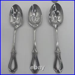 Oneida Cube Stainless TOUJOURS Flatware Serving Set 9 Piece Holiday Thanksgiving