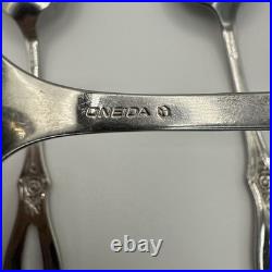 Oneida Cube Stainless TOUJOURS Flatware Serving Set 9 Piece Holiday Thanksgiving