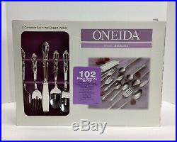 Oneida DAYDREAM Fenway Stainless Wm A Rogers 102pc Service for 12 Flatware NEW