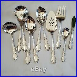 Oneida DOVER Satin 71 Pc Silverware Flatware Set for 12 Serving Pieces Stainless