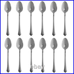 Oneida Damask Rose 18/8 Stainless Steel Teaspoon (Set of Twelve)