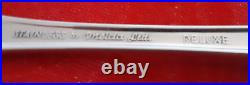 Oneida Deluxe 18/8 stainless Lakewood lot of 9 dinner forks 7 5/16 NM polished