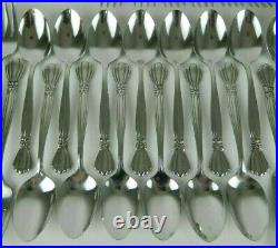 Oneida Deluxe ALEXIS Stainless Flatware Set Service for 12+ Bowtie Ribbon 85pc