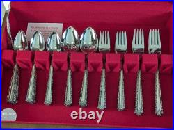 Oneida Deluxe CHERIE 80 Pc Flatware Set Stainless Service for 12