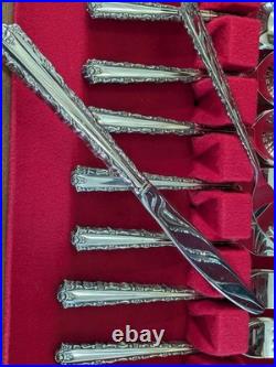 Oneida Deluxe CHERIE 80 Pc Flatware Set Stainless Service for 12 Oneida Deluxe CHERIE 80 Pc Flatware Set Stainless Service for 12
