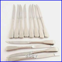 Oneida Deluxe Independence Stainless Flatware 12 Hollow Handle Steak Knives 9
