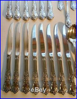 Oneida Deluxe Kennett Square 60 pcs Steak Knives Forks Salad Spoons Teaspoons