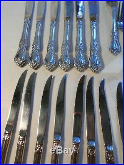 Oneida Deluxe Kennett Square 60 pcs Steak Knives Forks Salad Spoons Teaspoons
