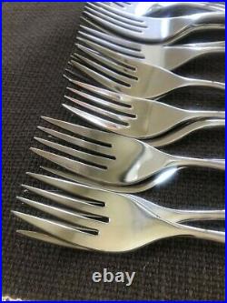 Oneida Deluxe LASTING ROSE Stainless Flatware Set Service for 8 EUC 53pc