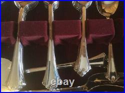 Oneida Deluxe Stainless Flatware Anticipation Pattern 51 Pcs with Original Box