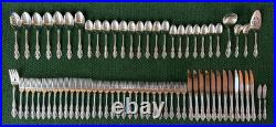 Oneida Deluxe Stainless Flatware Monte Carlo Spoon Fork Knife Serving 72 Pieces