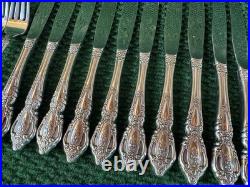 Oneida Deluxe Stainless Flatware Monte Carlo Spoon Fork Knife Serving 72 Pieces