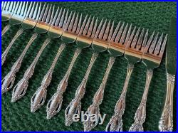 Oneida Deluxe Stainless Flatware Monte Carlo Spoon Fork Knife Serving 72 Pieces