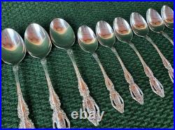 Oneida Deluxe Stainless Flatware Monte Carlo Spoon Fork Knife Serving 72 Pieces