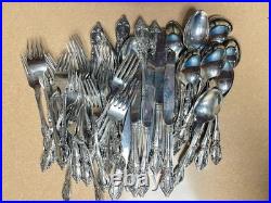 Oneida Deluxe Stainless MONTE CARLO Silverware Set 53 Pieces Total