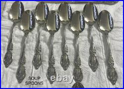 Oneida Deluxe Stainless MONTE CARLO Silverware Set Serving for 8, 40 total