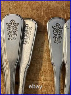 Oneida Deluxe Village Burnished Stainless Flatware Matches Pfaltzgraff 75 Pcs