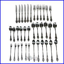 Oneida Distinction Deluxe HH Stainless Steel Serving Flatware Set 36 Piece