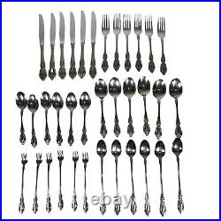 Oneida Distinction Deluxe HH Stainless Steel Serving Flatware Set 36 Piece