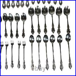 Oneida Distinction Deluxe HH Stainless Steel Serving Flatware Set 36 Piece