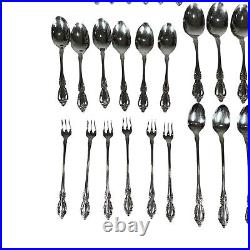 Oneida Distinction Deluxe HH Stainless Steel Serving Flatware Set 36 Piece