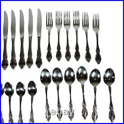 Oneida Distinction Deluxe HH Stainless Steel Serving Flatware Set 36 Piece