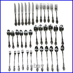 Oneida Distinction Deluxe HH Stainless Steel Serving Flatware Set 36 Piece