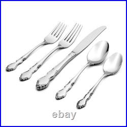 Oneida Dover 20 Piece Flatware Set Elegant Stainless Steel for 4 People