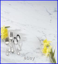 Oneida Dover 20 Piece Flatware Set Elegant Stainless Steel for 4 People