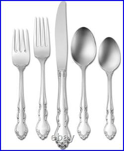 Oneida Dover 45 Piece Flatware Set Elegant Stainless Steel for 8 People
