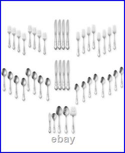 Oneida Dover 45 Piece Flatware Set Elegant Stainless Steel for 8 People