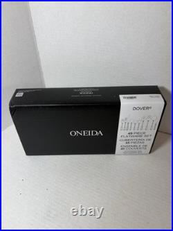 Oneida Dover 45 Piece Flatware Set Elegant Stainless Steel for 8 People