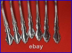 Oneida Dover Dinner Forks Heirloom Cube Stainless Flatware Silverware Set Of 12