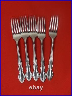 Oneida Dover Dinner Forks Heirloom Cube Stainless Flatware Silverware Set Of 12 Oneida Dover Dinner Forks Heirloom Cube Stainless Flatware Silverware Set Of 12