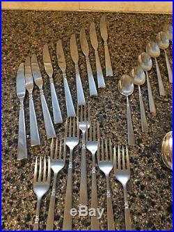 Oneida EASTON Stainless Dinner/Salad Forks Soup/Teaspoons Dinner Knives