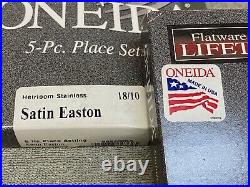 Oneida Easton Heirloom Satin Stainless 18/10 flatware 20 pieces