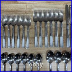 Oneida Echo Stainless Steel Silverware Flatware 30pcs Forks Spoons Service For 6
