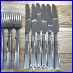 Oneida Echo Stainless Steel Silverware Flatware 30pcs Forks Spoons Service For 6