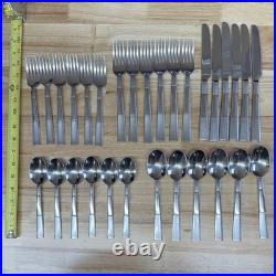 Oneida Echo Stainless Steel Silverware Flatware 30pcs Forks Spoons Service For 6