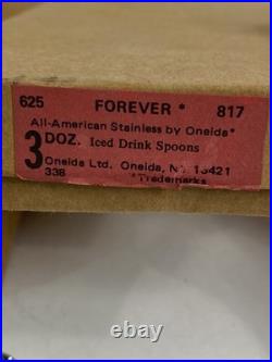 Oneida FOREVER All American Stainless Flatware New 144 Piece Forks Knives Spoons