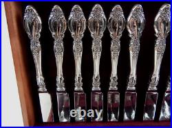 Oneida FREDERICK II Heirloom Cube Mark Stainless Silverware Flatware 12 Settings