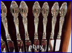 Oneida FREDERICK II Heirloom Cube Mark Stainless Silverware Flatware 12 Settings